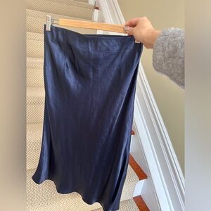 Aritzia Slip Midi Skirt size 10